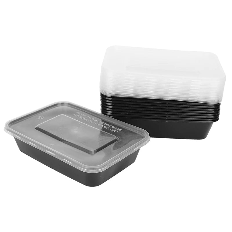10 Pcs Reusable Meal Prep Containers