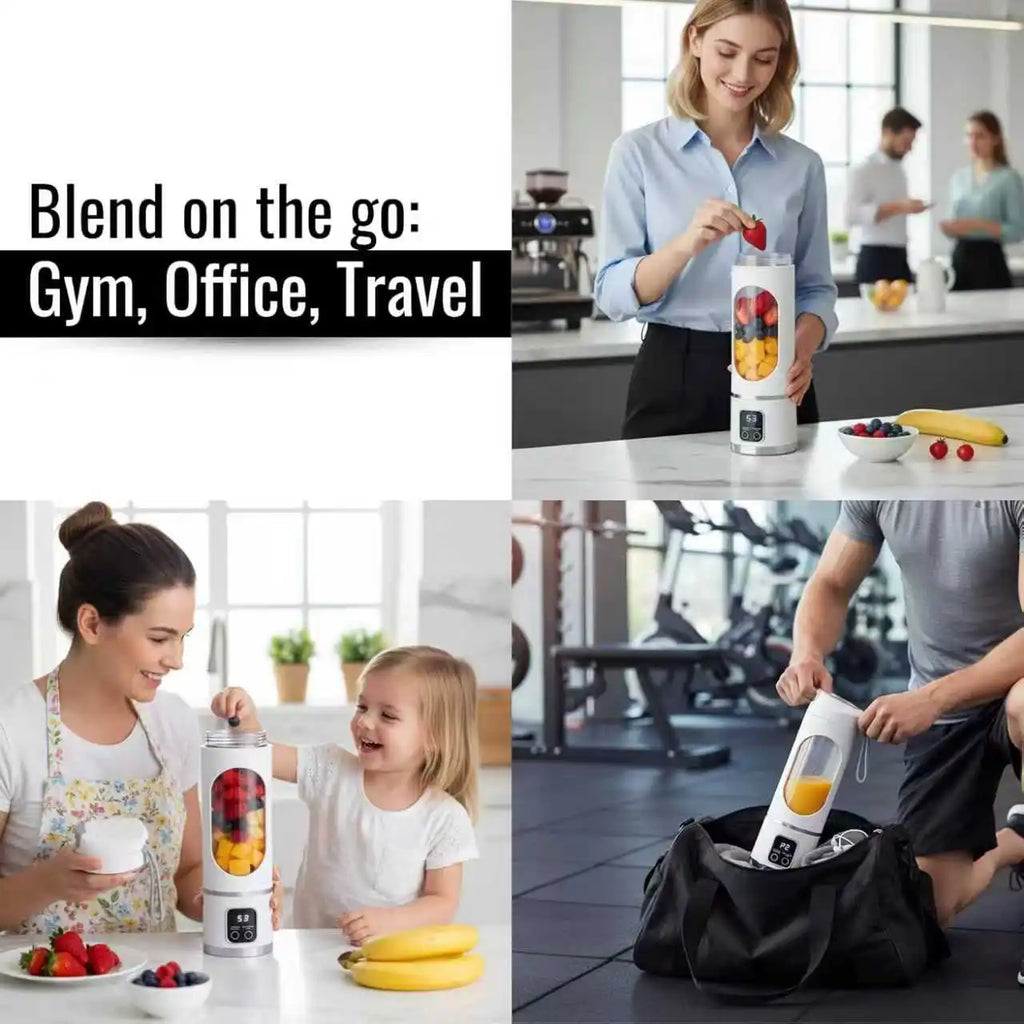 Portable juicer, handheld blender, USB