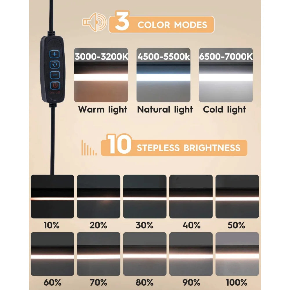 LED 10W Swing Arm Desk Lamp