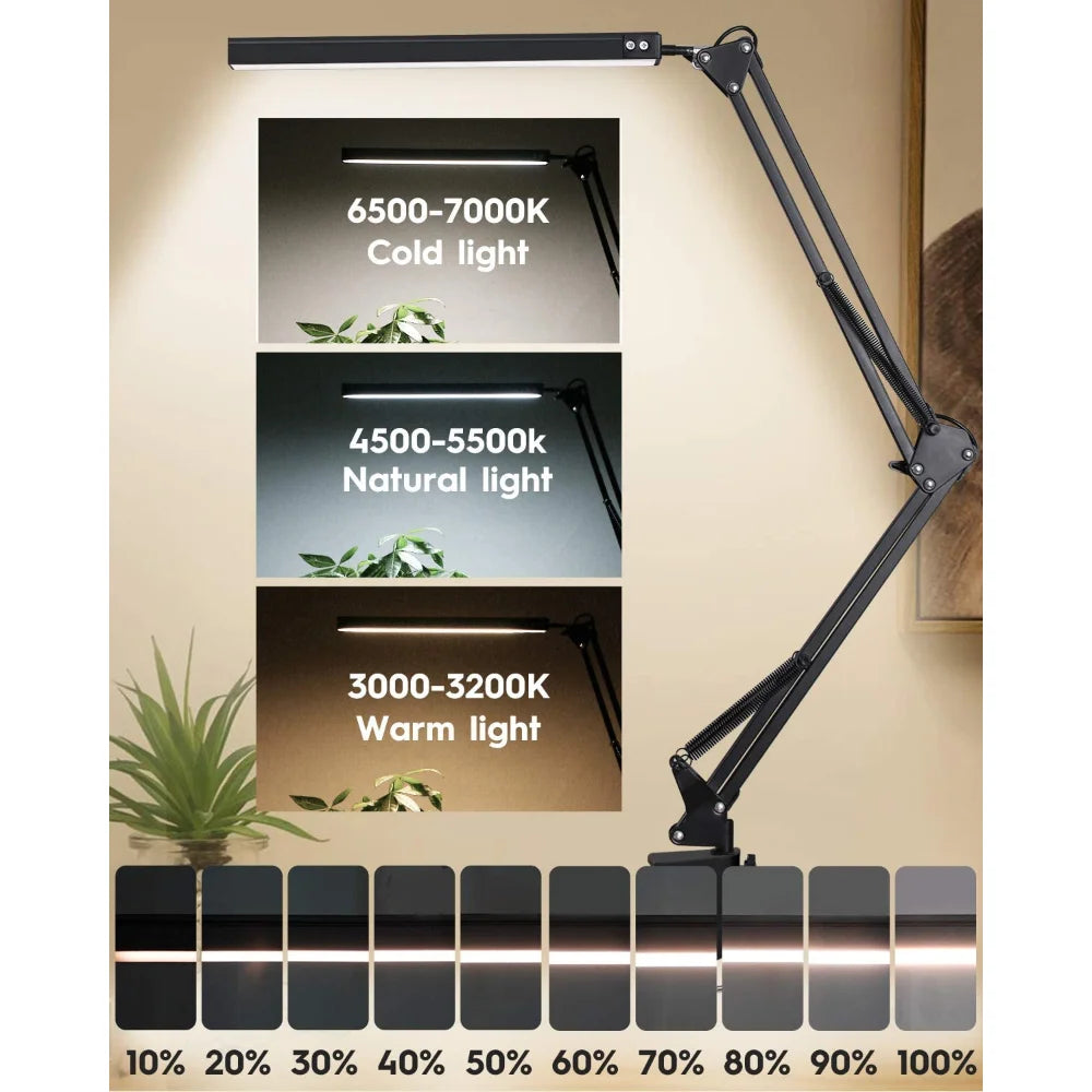 LED 10W Swing Arm Desk Lamp