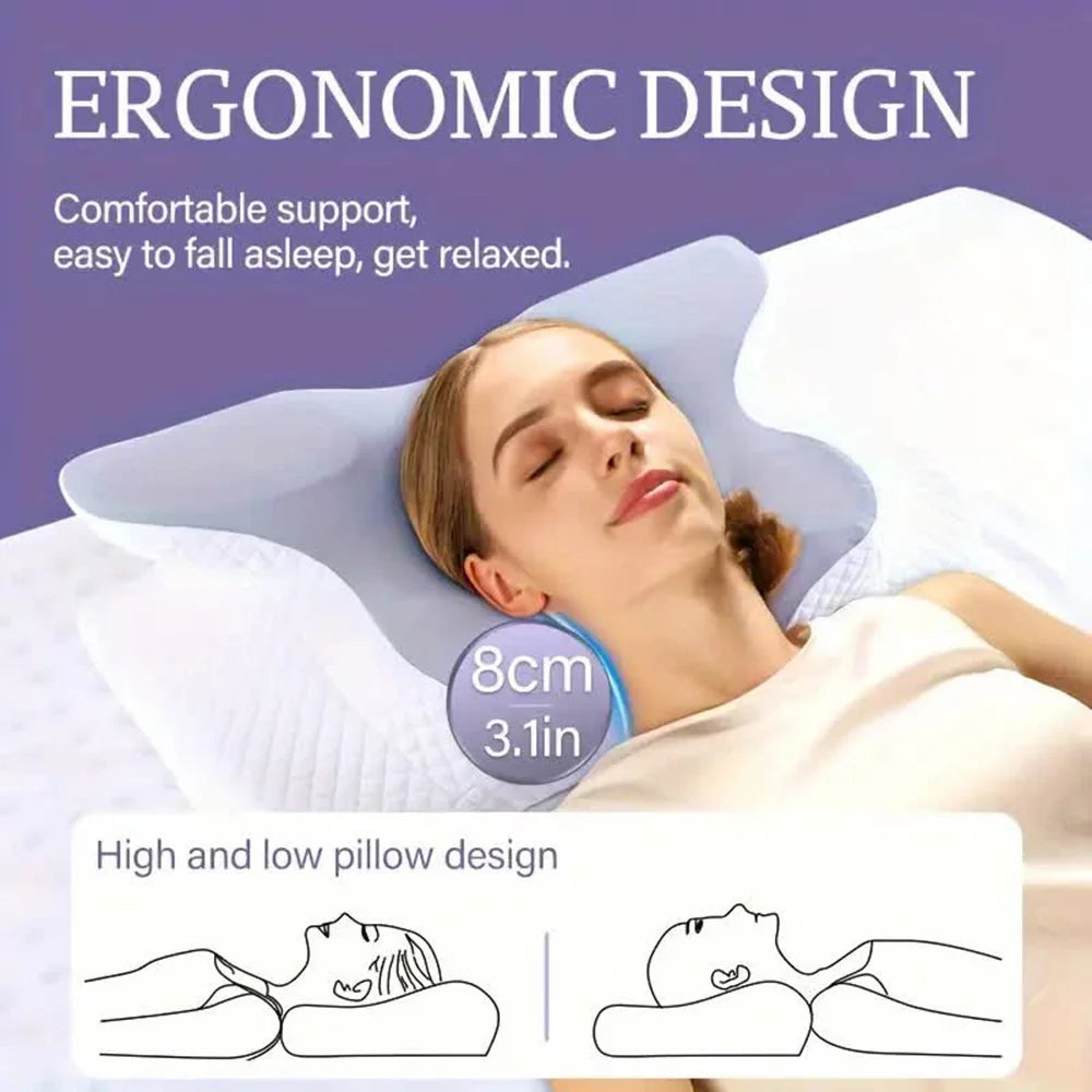Memory Foam Butterfly Pillow